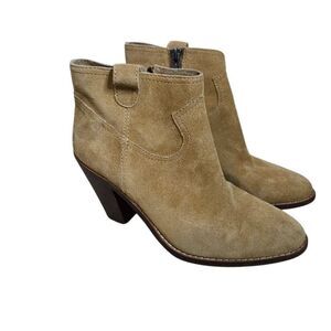 Ash Women's Ivana Ankle Boots Western Bootie Suede Size 37